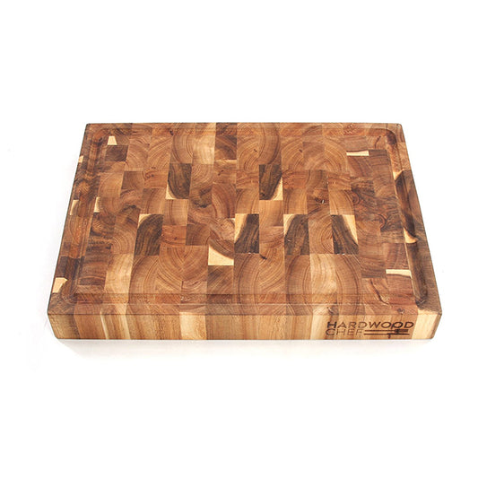 Tabla para cortar de madera de caucho de acacia