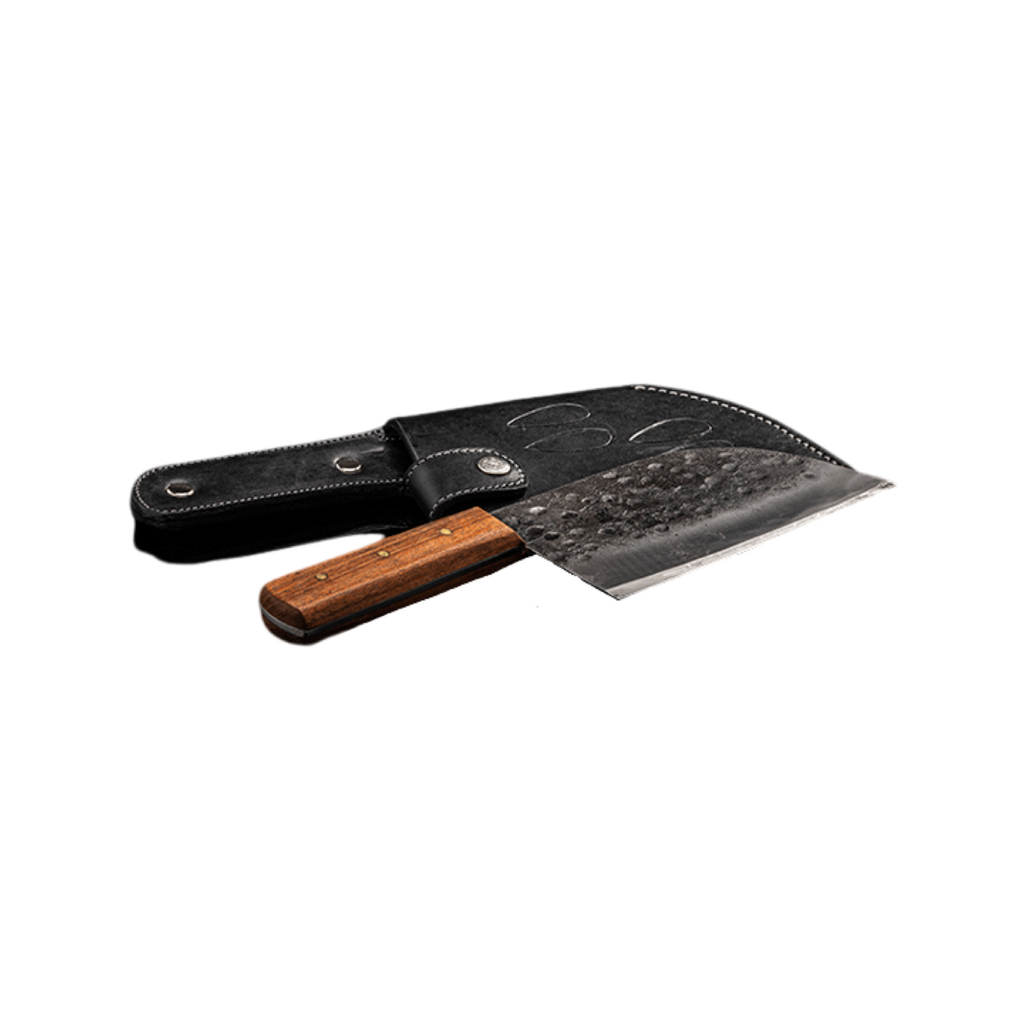 Cuchillo de cocina alemán forjado con funda