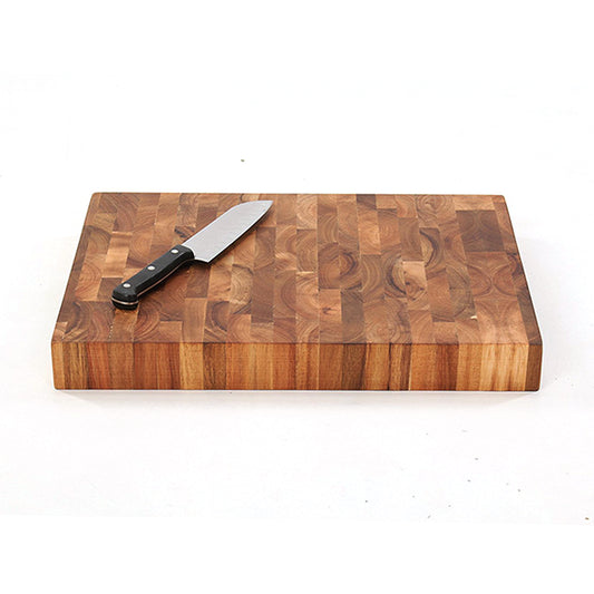 Tabla para cortar de madera de caucho de acacia